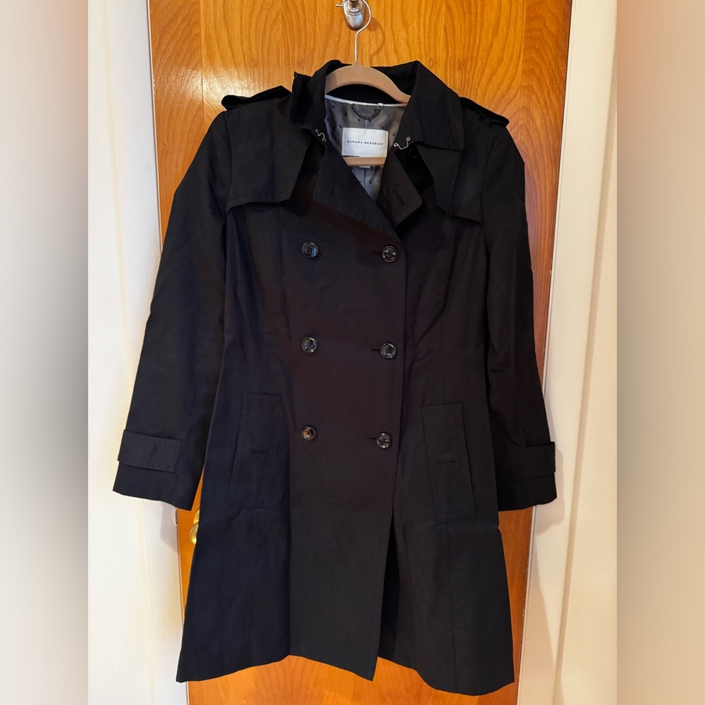 Banana Republic Double-Breasted Trench Coat